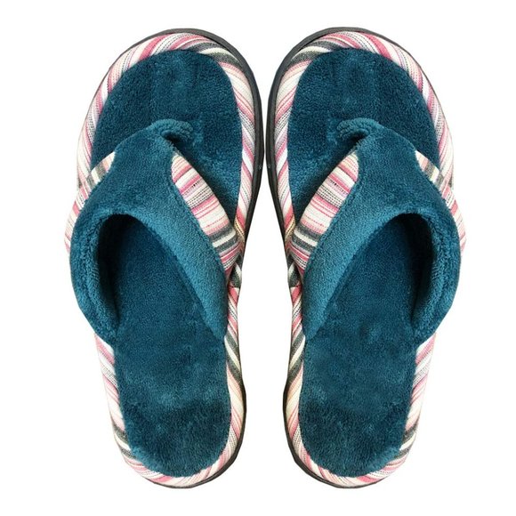 NEW isotoner Women's Mandy Microterry Thong Slipper